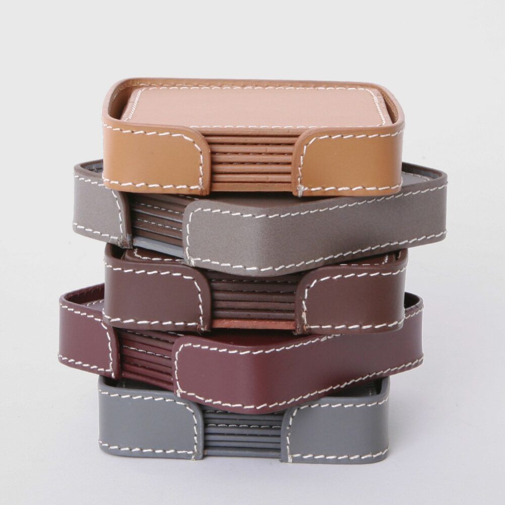 squared-leather-coasters